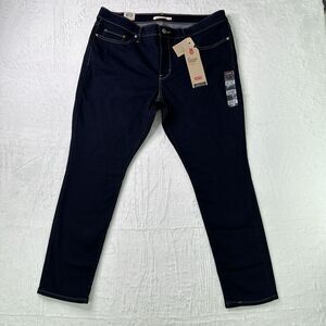 Levi's 311 Shaping Skinny Dark Wash Denim Jeans Women's Size 34x28 Stretch 18S